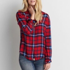 American Eagle Ahh-mazingly Soft Boyfriend Flannel